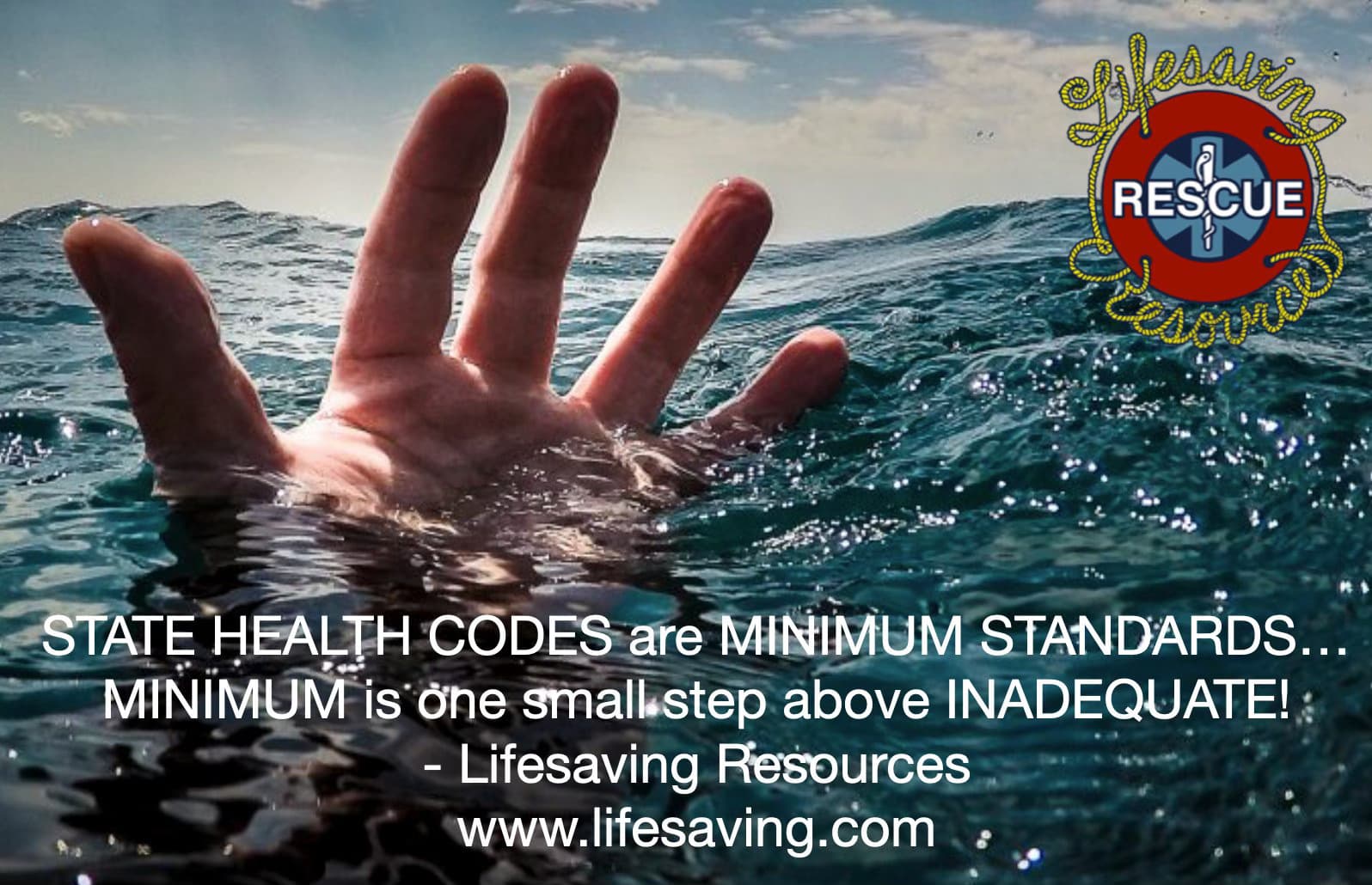 State Health Codes are Minimum Standards. Minimum is one small step above inadequate..